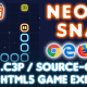 Neon Snake HTML5 Game – Construct 3 All Source-code