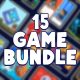 15 HTML5 GAMES BUNDLE (Construct 3 – HTML5)