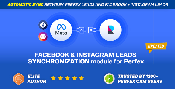 Facebook Leads Synchronization module for Perfex CR - Marketing Automation