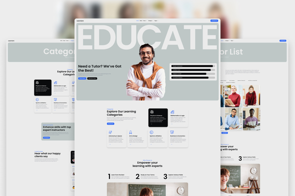 Learnism - Professional Online Courses Elementor Template Kit Activated