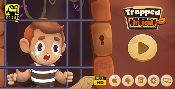 Trapped In Jail - Brain Game (Construct)