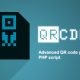 QRcdr – responsive QR Code generator