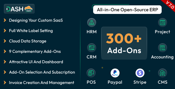 WorkDo Dash SaaS ERP Screenshot