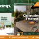 Camping – Campground Caravan Hiking Tent Accommodation WordPress