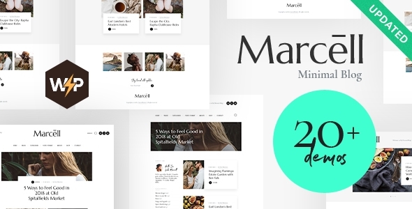Marcell - Personal Blog & Magazine WordPress Theme Activated