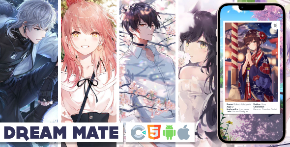 Premium Game - Anime Dreammate - HTML5,Construct3