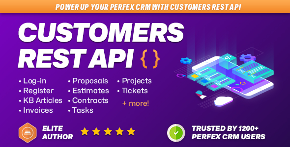 Customers REST API - Third-Party Integration for Perfex CRM