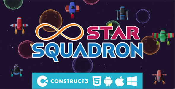 Infinity Star Squadron - HTML5 Mobile Game