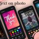 Graphic design – Text on photo – Text to Photo – Text On Picture – Font Text On Photo