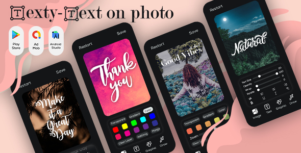 Graphic design - Text on photo - Text to Photo - Text On Picture - Font Text On Photo