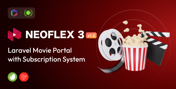 Neoflex 3 - Laravel Movie, Video, TV Series Streaming & Subscription Portal CMS