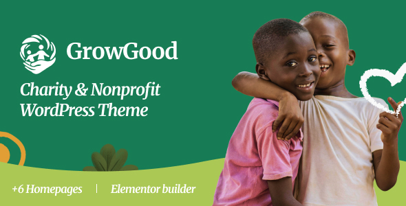 GrowGood - Charity & Nonprofit WordPress Theme