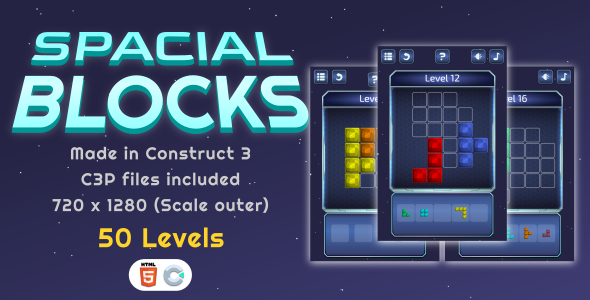 Spacial Blocks - HTML5 Casual game