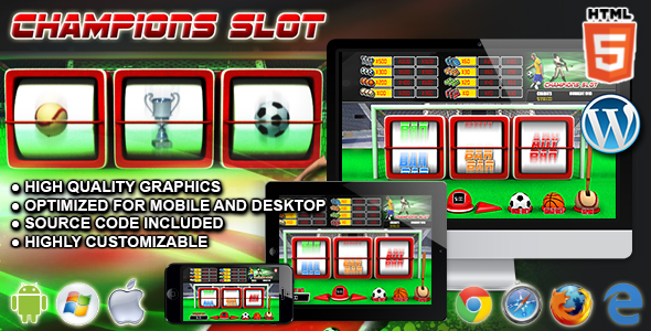 Champions Slot - HTML5 Casino Game NULLED