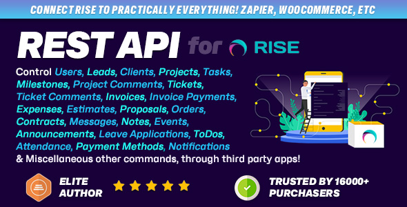 REST API Connector - Automate Workflows with Third-Party Apps for RISE CRM