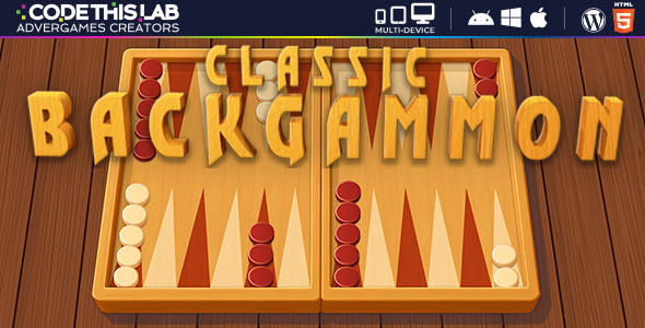 Classic Backgammon - HTML5 Board Game NULLED