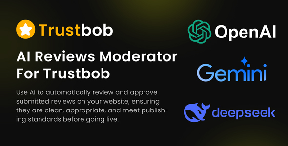 AI Reviews Moderator For Trustbob