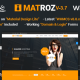 MatRoz | Web Hosting with WHMCS & Material Design Technology Business Template