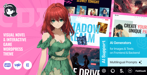 ComX - Visual Novel & Interactive Indie Game WordPress Theme