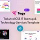 Togy – Tailwind CSS IT Startup & Technology Services Template