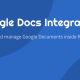 Google Docs Integration for RISE CRM