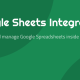Google Sheets Integration for RISE CRM