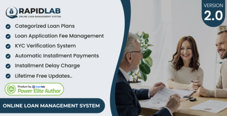 RapidLab - Online Loan Management System