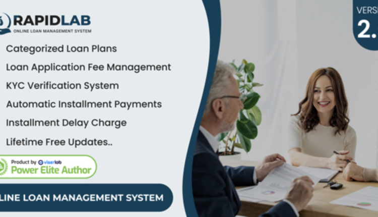 RapidLab - Online Loan Management System