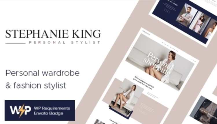 S.King | Personal Stylist and Fashion Blogger WordPress Theme