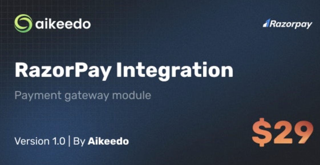 Razorpay Payment Gateway - Aikeedo Plugin 2 Razorpay Payment Gateway - Aikeedo Plugin