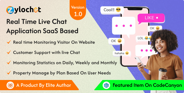 ZyloChat - Real Time Live Chat and Website Visitor tracking Application (Saas Based)