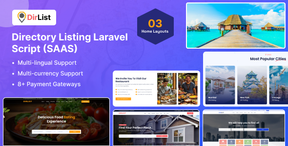 DirList - Complete Business Directory and Listing Script (SaaS)
