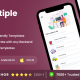 Multiple App Template UI Kit with 100+ Screens | Various Android iOS Apps Template | Multi App