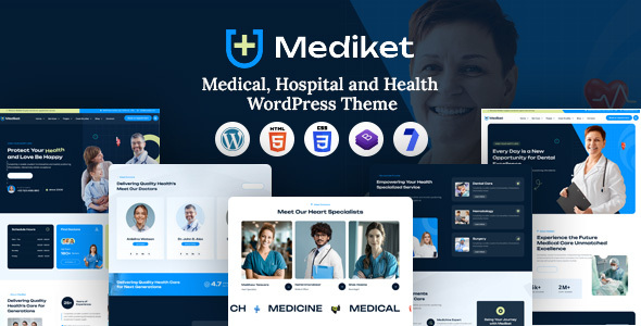 Mediket - Medical and Health WordPress Theme