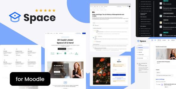 Space – Modern Responsive Moodle Theme for Online Learning Platforms