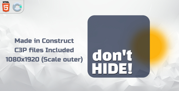 Don\'t hide - HTML5 Skill game
