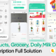 Dairy Products, Grocery, Daily Milk Delivery Mobile App with Subscription | Customer & Delivery App
