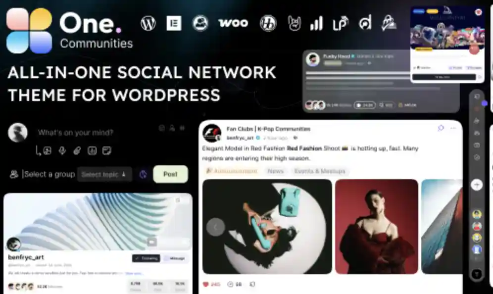 One - BuddyPress Theme for Membership & Community Sites 2 One – BuddyPress Theme for Membership & Community Sites