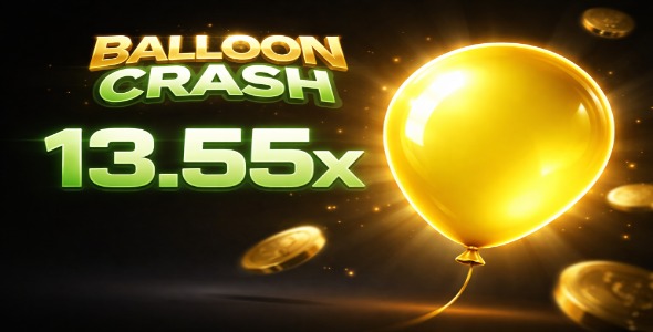 Balloon Crash - HTML5 Casino Game Tamplet