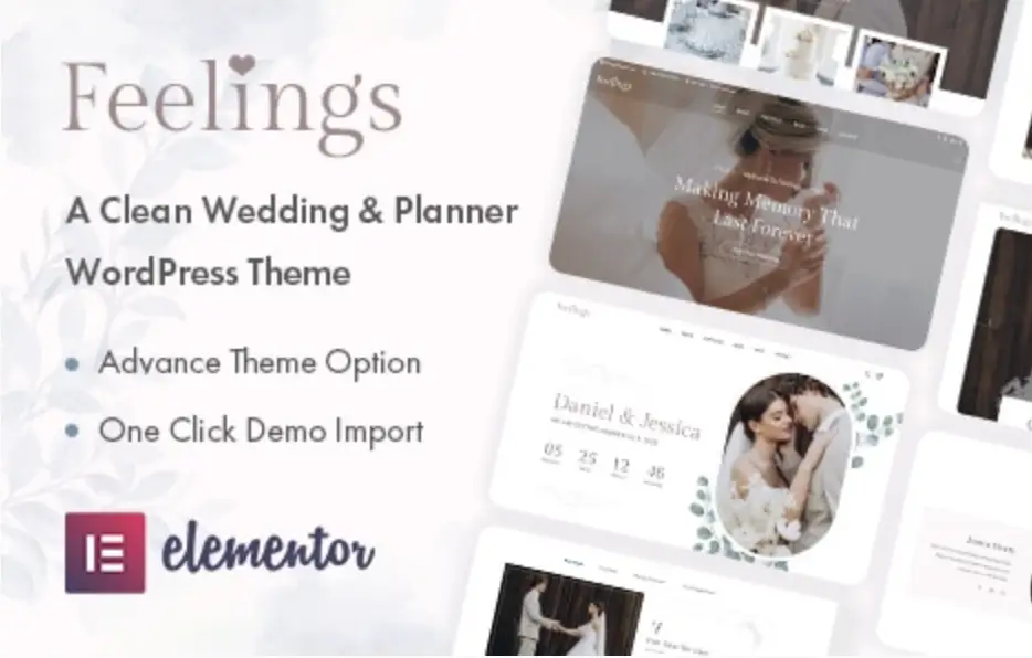 Feelings – Wedding Planner WordPress Theme 2 Feelings – Wedding Planner WordPress Theme