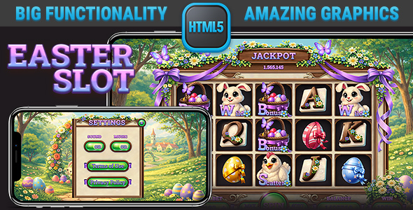 HTML Responsive Slot • Easter Slot Casino Game 2 HTML Responsive Slot • Easter Slot Casino Game
