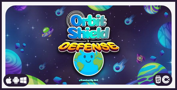 Orbit Shield Defense - HTML5 Game Template 2 Orbit Shield Defense - HTML5 Game Template