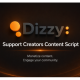 dizzy – Support Creators Content Script