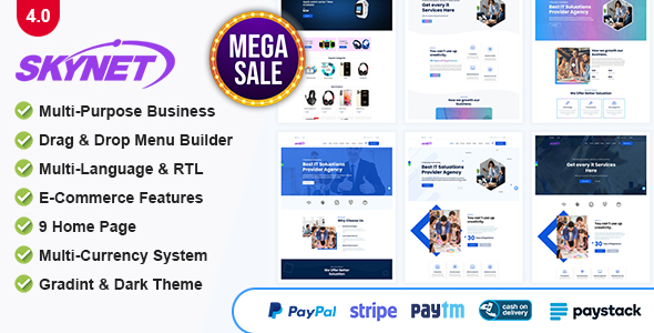 Skynet - Multipurpose Business CMS 2 Skynet - Multipurpose Business CMS