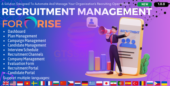 Recruitment Management plugin for RISE CRM 2 Recruitment Management plugin for RISE CRM