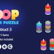 Hoop Sorting Puzzle + Level Editor – HTML5 Game (Construct 3)