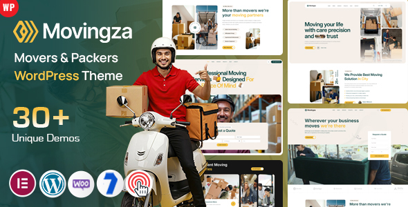 Movingza - Movers & Packers WordPress