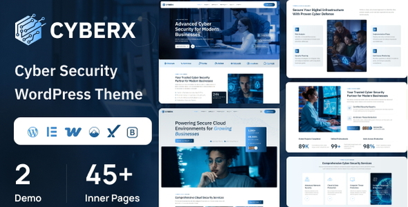 Cyberx - Cyber Security WordPress Theme