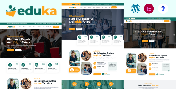 Eduka - School, College and Courses WordPress Theme