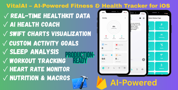 VitalAI - Fitness | iOS Mobile App